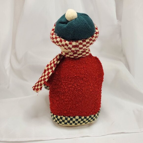 Snowman Family Plush Decor Set With Baby & Child weighted bottoms - Picture 5 of 16